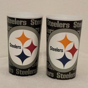 Two New Pittsburgh Steelers NFL Spirit Cups